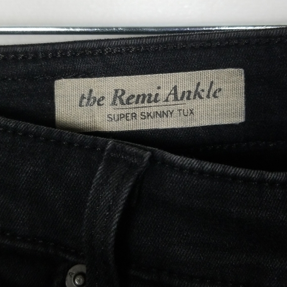 AG The Remi Ankle Studded Strip Sides Skinny Jeans - Picture 10 of 13